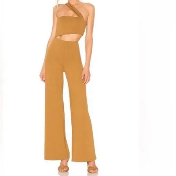 House of Harlow x revolve camel colored romper xs - Picture 1 of 4